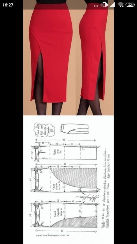 Sewing Dress, Diy Vetement, Diy Skirt, Skirt Patterns Sewing, Sewing Skirts, Diy Sewing Clothes, Fashion Sewing Pattern, Refashion Clothes, Dress Sewing Patterns