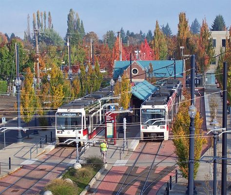 Hatfield Government Center (MAX station), Hillsboro, OR Portland Neighborhoods, Hillsboro Oregon, Public Transit, Downtown Portland, End Of The Line, Bridgetown, Oregon Trail, Eugene Oregon, Light Rail