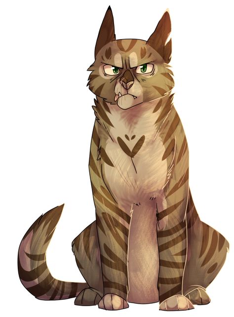 Crookedstar by ninetail-fox on DeviantArt Warrior Cats Series, Scooby Doo Mystery Incorporated, Warrior Cats Books, Love Warriors, Fur Texture, Cat Doodle, Warrior Cats Art, Cat Character, Cat Books