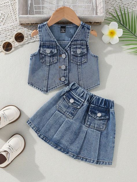 Jean vest outfits