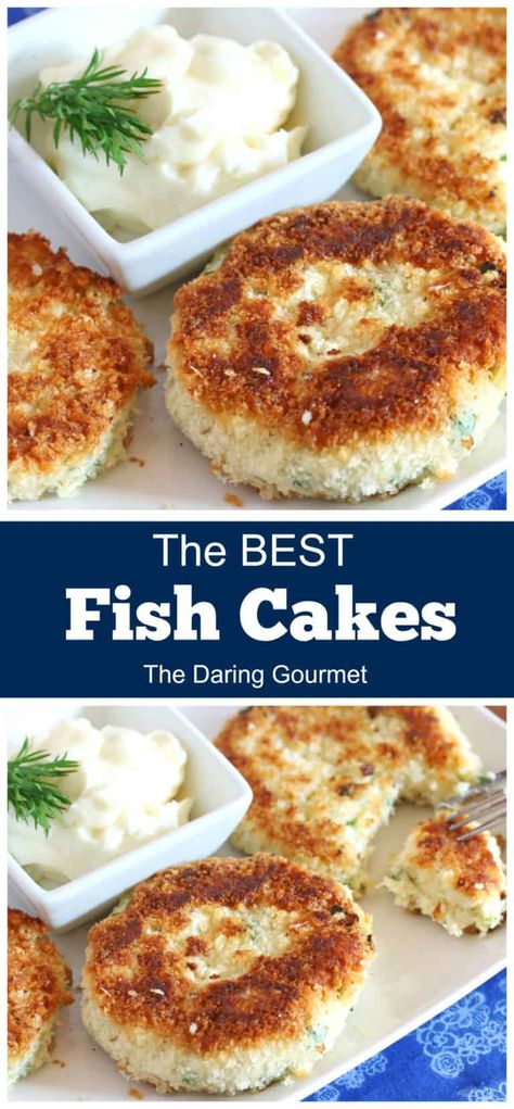 Classic Fish Cakes Seafood Charcuterie, Homemade Fish Cakes, Daring Gourmet, Cod Cakes, Fish Cutlets, Fish Cakes Recipe, Fish Cakes, Food Stamps, Fish Cake