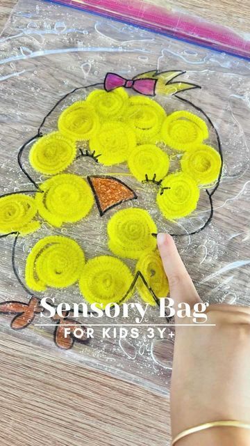 Baby Sensory Bags, Sensory Activities For Preschoolers, Farm Animals Preschool, Animals Preschool, Infant Sensory Activities, Sensory Bag, Sensory Bags, Easter Week, Toddler Ideas