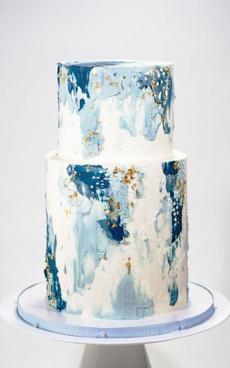 Buttercream Texture, Colorful Wedding Cakes, Mini Torte, Watercolor Cake, Fall Wedding Cakes, White Wedding Cakes, Cake Trends, Custom Cake, White Cake