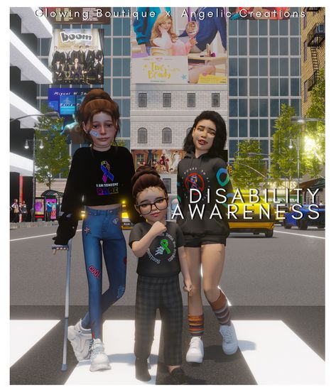 Disability Awareness | glowtrait Rare Disease Awareness, Rare Disease, Sims 4