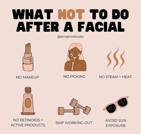 After Care For Facials, Esthetician Products Facials, Esthetician Tips Facials, Types Of Facials Spas, February Facial Special, What To Do Before A Facial, Why Facial Is Important, Esthetician Day In The Life, What Is A Facial