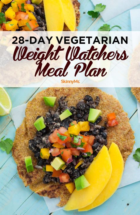 If you're following a plant-based or vegetarian diet and want to be part of the Freestyle program, follow this 28-Day Vegetarian Weight Watchers Meal Plan. #recipes #vegetarian #mealplan #mealplanning #weightwatchers #weightwatchersrecipes #freestyle #skinnyms.com Weight Watchers Meal Plan, Weight Watchers Vegetarian, Meal Plan Recipes, Weight Watchers Meal Plans, Cucumber Diet, Vegetarian Meal Plan, Yummy Meals, Low Carb Diets, Ketogenic Diet Meal Plan