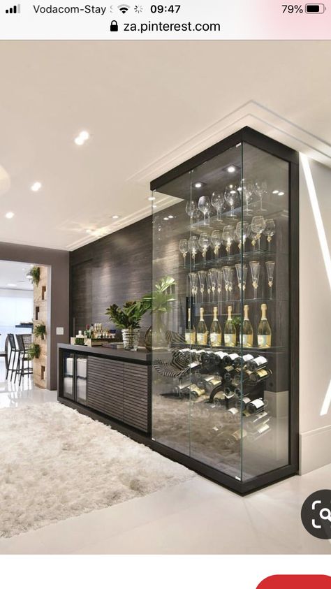 Modern Home Bar, Home Wine Cellars, Wine Cellar Design, Cellar Design, Home Bar Designs, Modern Kitchen Design Luxury, Kitchen Room Design, Wine Room, Bar Design