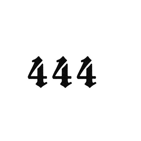 444 Tattoo Men, Tatto Letters, 44 Tattoo, Number Tattoo Fonts, 444 Tattoo, Protection Tattoo, Arm Tats, Number Tattoos, Clever Tattoos