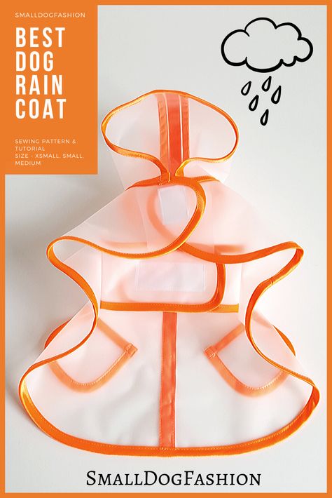 Dog Poncho Pattern, Free Dog Costume Patterns, Dog Rain Coat Pattern, Diy Dog Raincoat Pattern, Dog Raincoat Pattern Free, Dog Patterns Sewing, Pattern For Dog Coat, Dog Jacket Pattern Free, Dog Raincoat Pattern