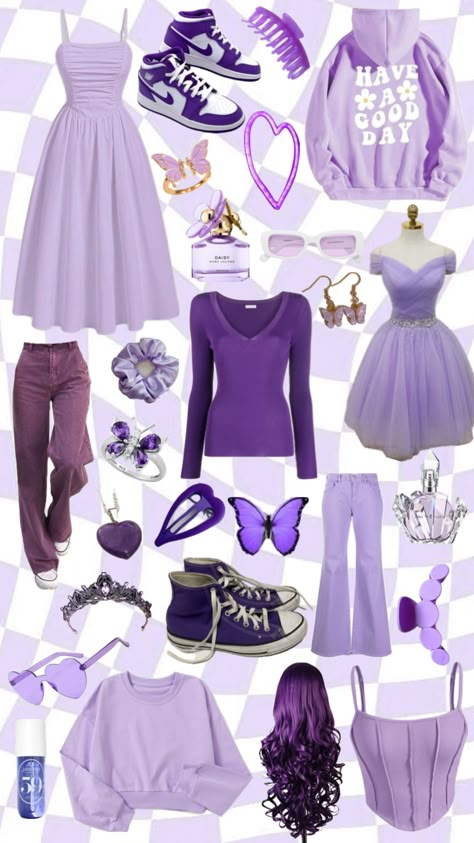 #purple Lavender Aesthetic Outfit, Diary Aesthetics, Character Outfits Ideas, Fun Beauty Products, Purple Vibe, Lavender Aesthetic, Purple Outfits, Perfume Lover, Colour Purple