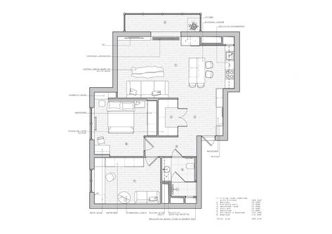 Apartment in Moscow | Russia | 80 m2 on Behance Apartment Plans, Moscow Russia, Moscow, Russia, Floor Plans, Apartment, Interior Design, How To Plan, Bar