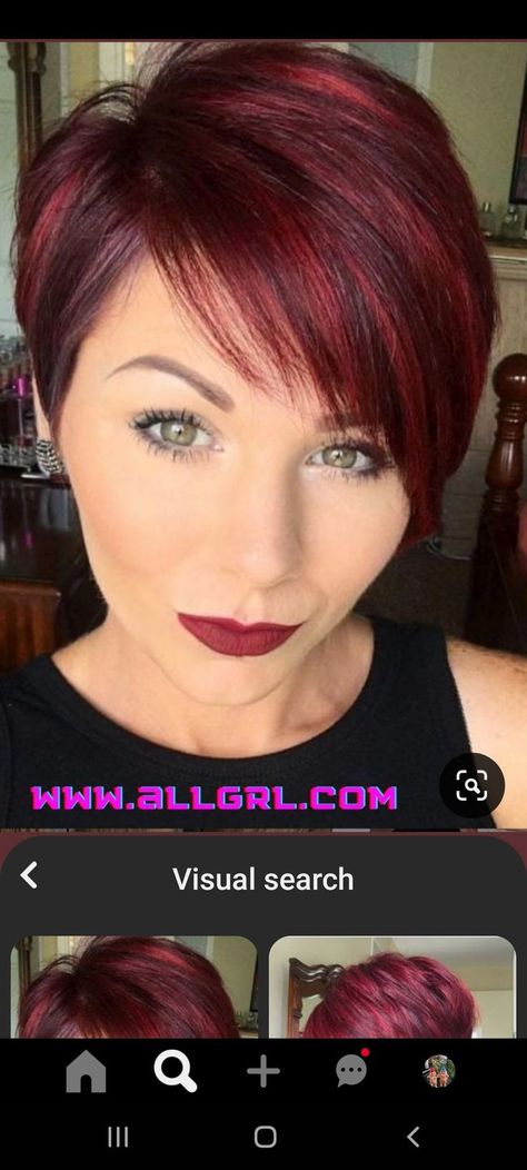 Pin by Rhonda Ariondo on hair in 2022 | Pixie hairstyles, Pixie, Hair Red Short Pixie Haircut, Dark Red Pixie Haircut, Red Hair Pixie Cut, Raspberry Hair Color, Pixie Cut Color, Short Burgundy Hair, Red Pixie Haircut, Red Hair Short Hair, Red Hair Short