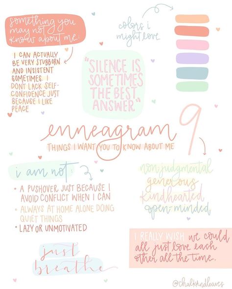 Johanna / Chalk And Leaves (@chalkandleaves) • Instagram photos and videos Enneagram Type 9, Encouragement Wall, Personality Assessment, Enneagram 9, Personality Psychology, Know About Me, Infp Personality, Things I Want, Astrology Numerology