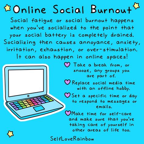 Social Media Help, Writing Poems, Support Network, Love Rainbow, Self Acceptance, Coping Skills, Turn Off, Health Awareness, Make Time