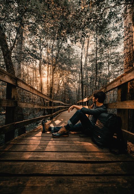 Congaree National Park, Mens Photoshoot Poses, Hiking National Parks, Travel Photography Tips, Photography Poses For Men, Male Poses, Male Portrait, Best Hikes, Outdoor Photography