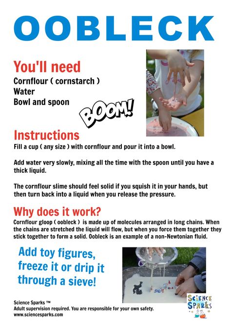 How to make oobleck - Oobleck Activity Ideas Oobleck Science Fair Project, Oobleck Science Experiment, How To Make Oobleck Recipes, Oobleck Activities, Oobleck Experiment, Toddler Activities Daycare, Oobleck Recipe, Newtonian Fluid, How To Make Oobleck