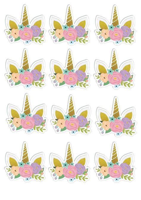 Rainbow Unicorn Cake Topper Printable Free, Unicorn Topper Printable Free, Unicorn Cupcake Toppers Printable Free, Unicorn Printable Cake Topper, Unicorn Cake Topper Printable Free, Bolo Pinterest, Unicorn Number Cake, Fondant Unicorn Cake Toppers, Diy Unicorn Birthday Party