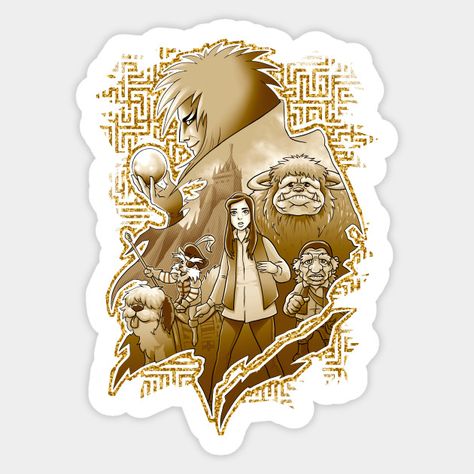 Labyrinth Stickers, Disney Pillows, Puffy Dresses, Shirt Art, Sticker Ideas, Tshirt Art, Art Stickers, Labyrinth, Case Stickers