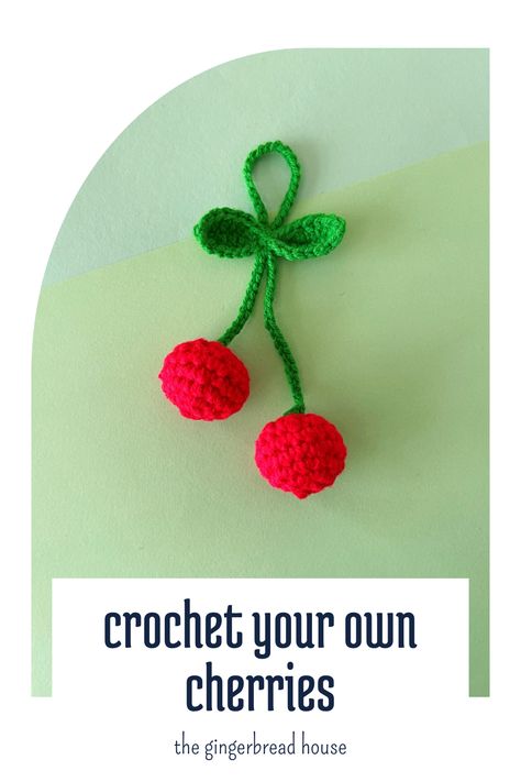 Pancake Day Crafts, Crochet Cherries, World Book Day Ideas, Make A Garland, Crochet Cherry, Advent Crafts, Charity Shop Finds, Toilet Roll Craft, Earth Day Crafts