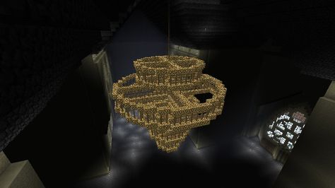 mega chandelier Minecraft Project Minecraft Chandelier Design, Giant Chandelier, Minecraft Chandelier, Minecraft City Buildings, City Ideas, Rope Chandelier, Minecraft Interior, Minecraft House Tutorials, Minecraft Inspiration