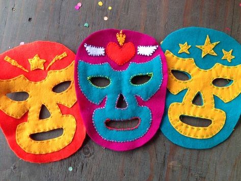 Wrestling Birthday Cakes, Lucha Libre Party, Wrestling Birthday Parties, Mexican Ornaments, Wrestling Birthday, Wwe Birthday Party, Dance Decor, Wwe Birthday, Nacho Libre