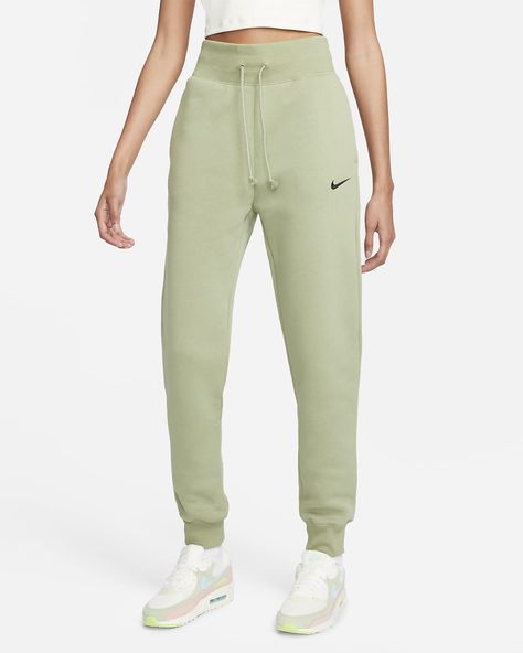 Nike Sportswear Phoenix Fleece, Everyday Pants, Nike Joggers, Loungewear Luxury, Nike Sweatpants, Fleece Joggers, Jogger Sweatpants, Athletic Pants, Sportswear Women