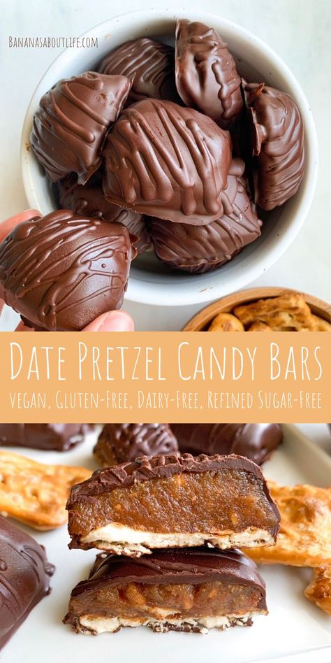 Date Chocolate Pretzel, Caramel Made From Dates, Quick Snacks For Diabetics, Nut Butter Recipes Desserts, Natural Sugar Desserts, Healthy Snacks Dairy Free, Desserts Made With Dates, No Refined Sugar Desserts, Date Dessert Recipes