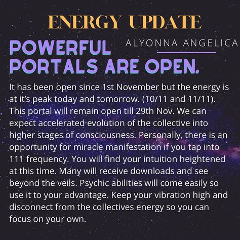 1111 Portal, Energy Portal, Energy Healing Reiki, Spells Witchcraft, Psychic Abilities, The Energy, Daily Affirmations, Spiritual Awakening, New Age