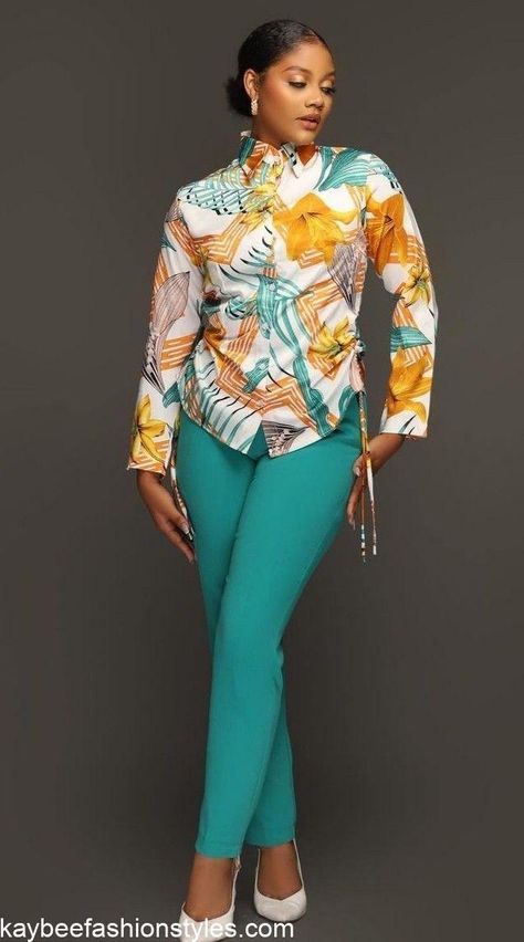 Latest Vintage Material Styles for Ladies in Nigeria - Kaybee Fashion Styles Material Styles For Ladies In Nigeria, Styles For Vintage Materials In Nigeria, Vintage Trouser And Top For Ladies, Vintage Material Gown Styles In Nigeria, Vintage Gown Styles In Nigeria, Plan And Pattern Styles For Ladies, Material Trouser And Top For Ladies, Chiffon Top Styles In Nigeria, Materials Styles For Ladies In Nigeria