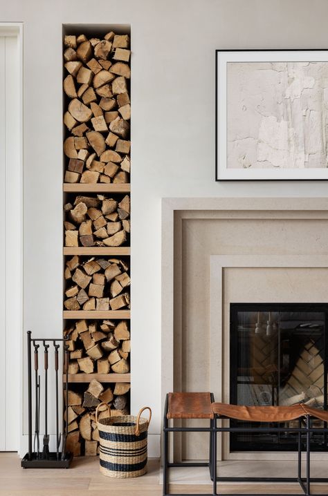 Wood burner fireplace