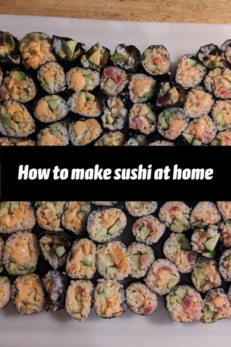 Do you love sushi? Are you broke? Is sushi too expensive but you still want it? Here is a way to make it at home, save money, and have a fun date night. Eel Sauce Recipe, Make Sushi At Home, Eel Sauce, Make Sushi, Sushi At Home, How To Make Sushi, Sauce Recipe, Sauce Recipes, Save Money