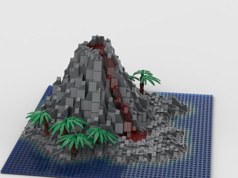 Lego Volcano, Lego Fish, Lego Projects, Volcano, Fish Tank, Kid Friendly, Lego, Fish, Google Search