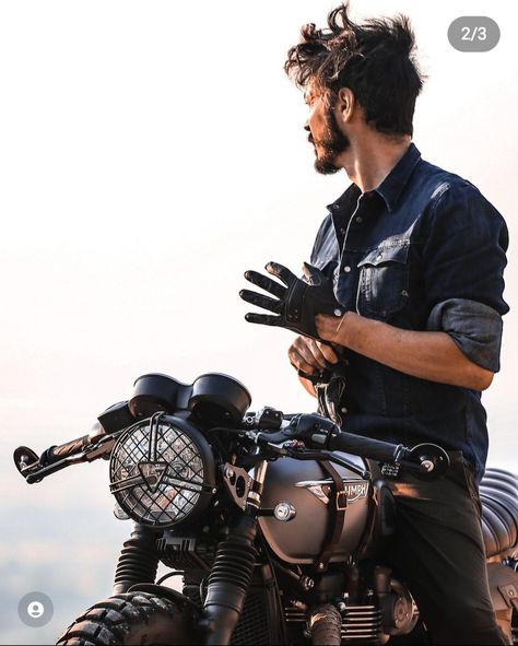 Bike Pose, Motorcycle Photo Shoot, Woman Motorcycle, Devney Perry, Triumph Street Scrambler, Motorcycle Lifestyle, Biker Rallies, Biker Photography, Street Scrambler