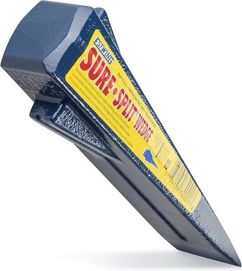 Amazon.com: Estwing E-5 5 Lb Sure Split Wedge , Blue : Patio, Lawn & Garden Manual Log Splitter, Wood Splitting, Splitting Wood, Wood Splitter, Log Splitter, Easy Wood, Ceiling Fan In Kitchen, Forged Steel, New Sticker