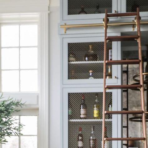 Bar Ladder, Library Ladders, Ladder Bar, Library Ladder, Bar Inspiration, Behind Bars, Bar Restaurant, Love A, Restaurant Bar