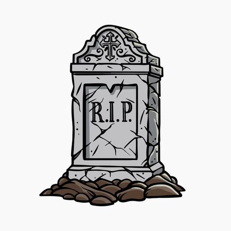 Halloween Tombstone Drawing, Halloween Graphics Illustration, Tombstone Sketch, Halloween Vector Illustration, Tomb Stone Drawing, Grave Doodle, Tombstones Design, Grave Stone Drawing, Cartoon Grave