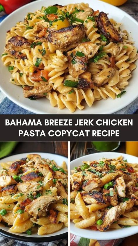 Bahama breeze jerk chicken pasta copycat recipe – Culinary Chase Jerk Pasta Recipe, Bahama Breeze Recipes, Jerk Chicken Pasta Recipe Bahama Breeze, Bahama Breeze Jerk Chicken Pasta, Jerk Pasta, Blackened Chicken Pasta, Jerk Chicken Pasta, Bahama Breeze, Marinating Chicken Breast