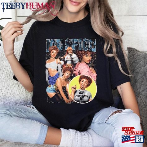 Ice Spice Vintage Hip Hop T-Shirt Tees Bootleg Sweatshirt Hoodie Check more at https://teebyhuman.com/product/ice-spice-vintage-hip-hop-t-shirt-tees-bootleg-sweatshirt-hoodie/ Ice Spice, Vintage Hip Hop, Ice And Spice, Sweatshirt Hoodie, Hip Hop, Tee Shirts, Sweatshirts Hoodie, Sweatshirts, Music