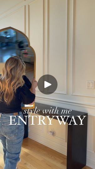 Facebook Entryway Inspo, Console Table Styling, Entryway Table, Instagram Style, Decor Pieces, A Mirror, Organic Modern, My Profile, My Home