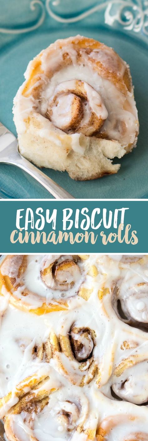 Easy Biscuit Cinnamon Rolls Recipe - The easiest way to make cinnamon rolls at home using canned biscuits! Using Canned Biscuits, Grand Biscuit Recipes, Biscuit Cinnamon Rolls, Make Cinnamon Rolls, Canned Biscuit, Easy Cinnamon Rolls, Easy Biscuit, Cinnamon Rolls Easy, Canned Biscuits