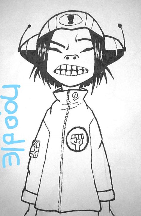 How To Draw Noodle Gorillaz, Noodle Tattoo Gorillaz, Noodle Gorillaz Drawing, Gorillaz Tattoo Ideas, Gorillaz Drawing, Jaden Smith Fashion, Noodle Gorillaz, Gorillaz Noodle, Cartoon Style Drawing