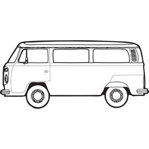 Bus Drawing, Hippie Bus, Car Sketch, Vw Van, Vw Camper, School Holidays, Holiday Themes, Vw Bus, Christmas Crafts Diy