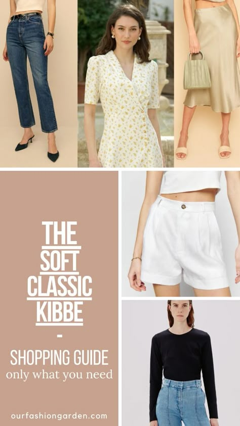 what to buy if you are a soft classic in the kibbe system Soft Classic Clothing Style, Kibbe Romantic Classic Outfits, Soft Classic Kibbe Loungewear, Fun Classic Style, Classic Romantic Style Kibbe, Pants For Soft Classic, Soft Classic Winter Style, Soft Classic Style Guide, Ingenue Soft Classic