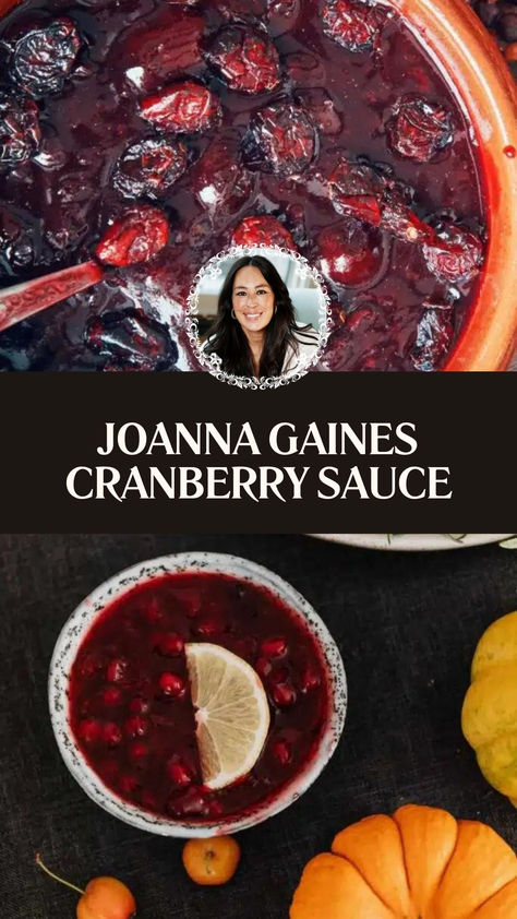 Joanna Gaines Cranberry Sauce Fresh Cranberry Juice Recipe, Grape Sauce, Thanksgiving Cranberry Sauce, Thanksgiving Cranberry, Cranberry Sauce Thanksgiving, Fresh Cranberry Sauce, Easy Cranberry Sauce, Cranberry Thanksgiving, Homemade Cranberry Sauce