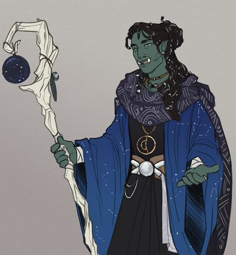 Twilight Domain Cleric, Dnd Orc, Dnd Cleric, Dnd Druid, Pathfinder Character, Soft Spoken, Dungeons And Dragons Characters, Dnd Art, Dungeons And Dragons Homebrew