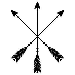 Cross Arrow Tattoo Men, Crossed Arrow Tattoos, Archery Logo, Undercut Hair Designs, Logo Silhouette, Crossed Arrows, Horse Brand, Native American Pictures, Arrow Logo