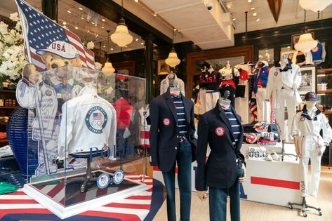 Team USA Olympic Opening Ceremony Outfits Include Wearable Tech from Ralph Lauren - The New York Times Ralph Lauren Olympics, Team Usa Olympics, Olympic Party, Olympics Opening Ceremony, Usa Olympics, Tokyo Olympics, Navy Jacket, Wearable Tech, Black Tie Event