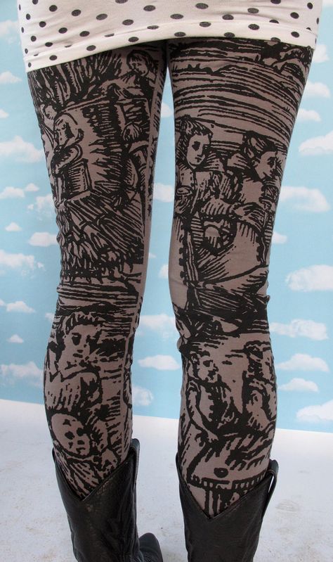 /\ /\ . http://www.etsy.com/listing/98703626/gray-witch-leggings?ref=sr_gallery_6&ga_search_query=witch&ga_view_type=gallery&ga_ship_to=US&ga_search_type=handmade Diy Tights, Gray Witch, Funky Tights, Unique Leggings, Leggings And Socks, Socks And Tights, Coven, Dark Fashion, Goth Fashion