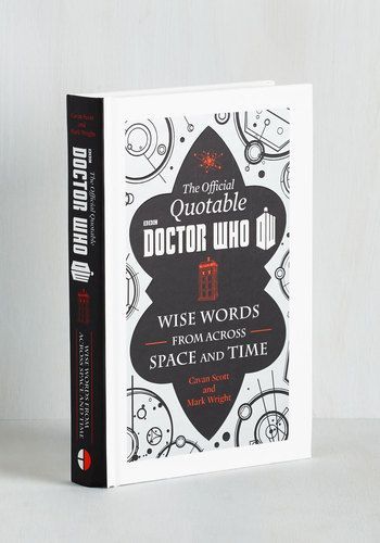 The Official Quotable #DoctorWho : Wise Words From Across Space and Time! Get it now! Doctor Who Gifts, Mark Wright, Indie Clothes, Gold Prom, Doctor Who Quotes, Wibbly Wobbly Timey Wimey Stuff, Time Zone, Timey Wimey Stuff, Matt Smith