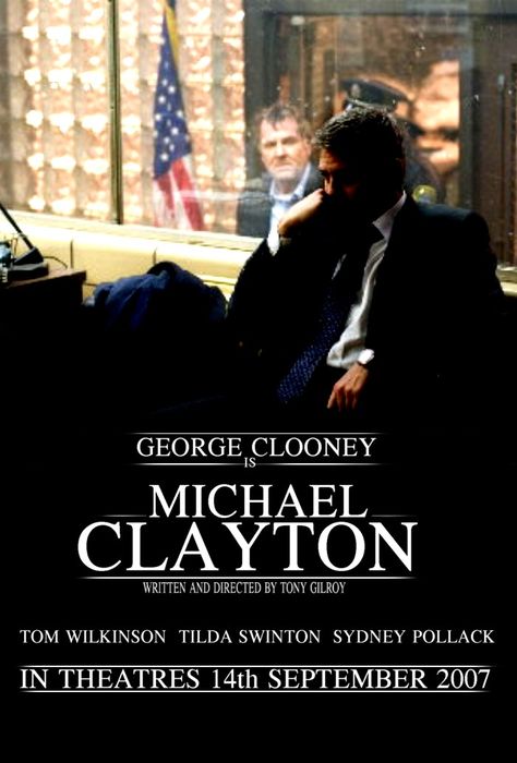 Michael Clayton, Movies Worth Watching, See Movie, Flyer And Poster Design, Men Running, Tilda Swinton, Cool Writing, Moving Pictures, George Clooney